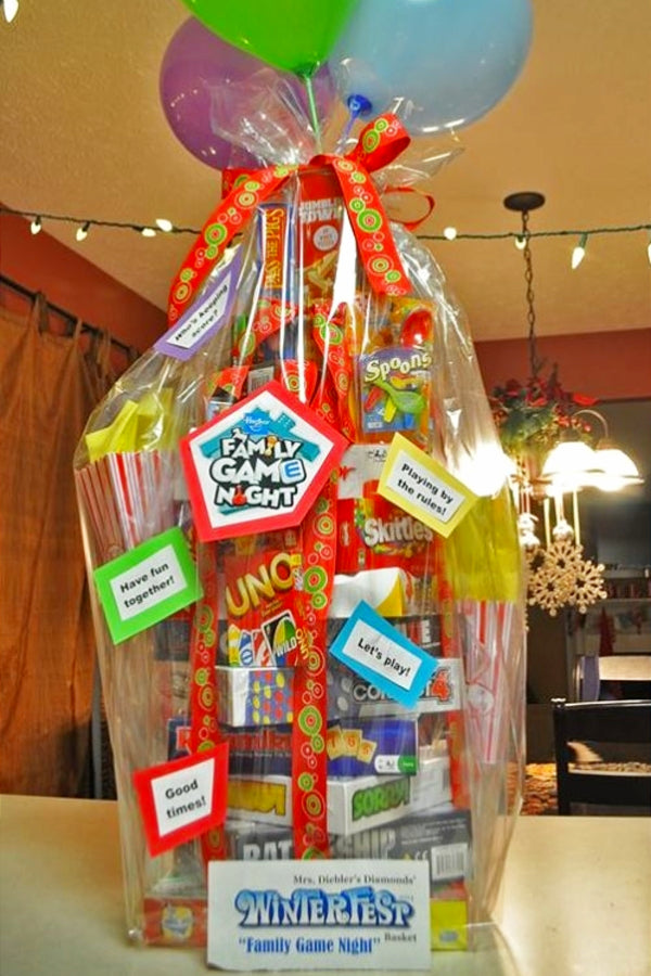 Family Fun Night Gift Basket